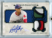 2014 Topps Museum Collection Signature Swatches Dual Relic Autographs Baseball Cards