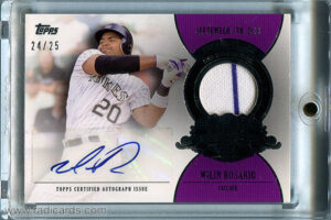 Wilin Rosario 2013 Topps Making Their Mark Autograph Relics #MMAR-WR /25