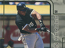 Identifying Two Different 1999 Homerun Heroes Frank Thomas Baseball Cards
