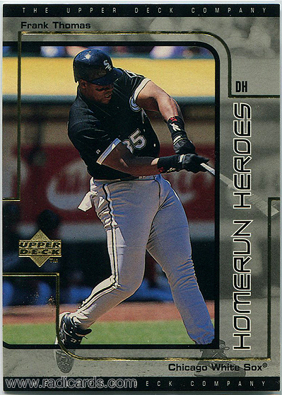 Frank Thomas 1999 UD Choice Homerun Heroes #H8