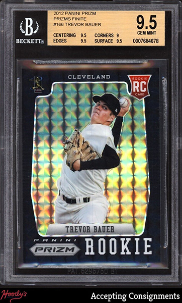 Trevor Bauer 2012 Panini Prizm #166 Prizms Finite /1