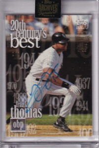 2022 Topps Archive Signature Series 2000 Topps #470 /1a