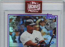 2023 Topps Archive Signature Series Frank Thomas Baseball Cards