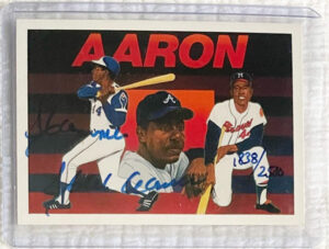 1991 Upper Deck Aaron Heroes #AU3 /2500