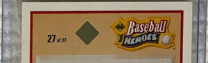 1991 Upper Deck Aaron Heroes #AU3 /2500