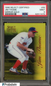 Jim Thome 1996 Select Certified #69 Mirror Gold /30