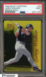 Larry Walker 1996 Select Certified #85 Mirror Gold /30