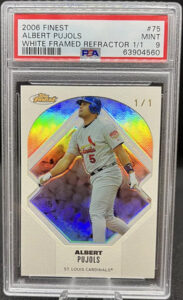 Albert Pujols 2006 Finest #75 Refractor White Framed #75 /1