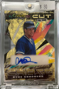 Ryne Sandberg 2024 Leaf X-Centric Cut to the Chase #CC-RS1 Super Prismatic Gold /1