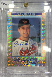 Cal Ripken Jr. 1992 Donruss Elite AU /5000
