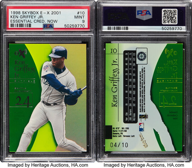 Ken Griffey Jr. 1998 E-X2001 #10 Essential Credentials Now /10