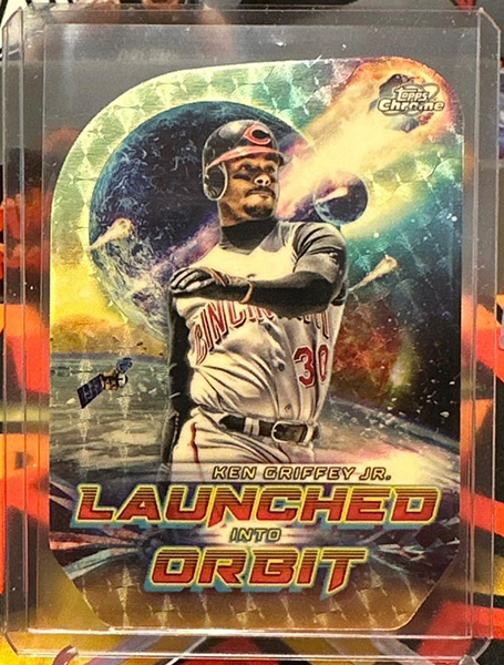 Ken Griffey Jr. 2023 Topps Cosmic Chrome Launched Into Orbit #LIO-18 Superfractor /1