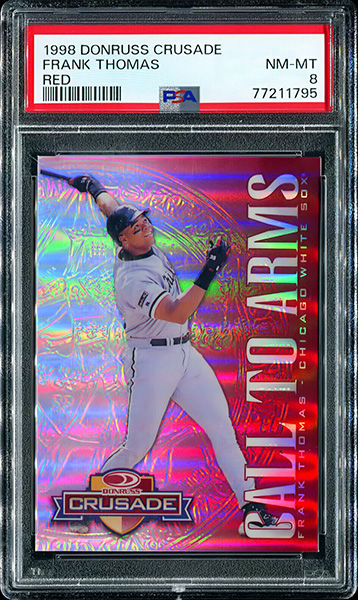 Frank Thomas 1998 Donruss Crusade CTA #14 Red /25
