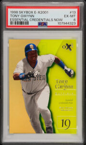 Tony Gwynn 1998 E-X2001 #13 Essential Credentials Now /13
