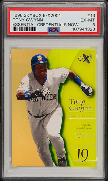 Tony Gwynn 1998 E-X2001 #13 Essential Credentials Now /13