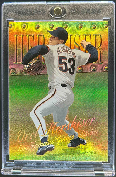 Orel Hershiser 1999 Metal Universe #13 Precious Metal Gems /50