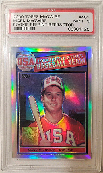 Mark McGwire 2000 Topps Chrome #MM McGwire 85 Reprint Refractor /70