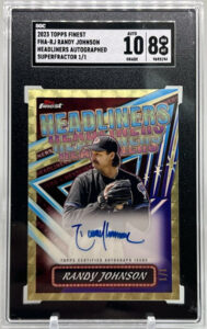 Randy Johnson 2023 Finest Finest Headliners Autographs #FHA-RJ Superfractor /1