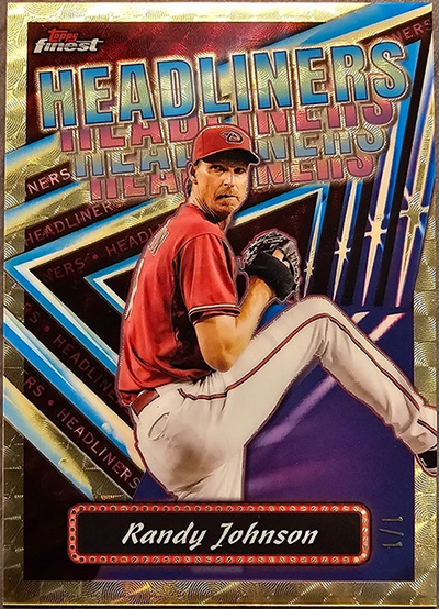 Randy Johnson 2023 Finest Finest Headliners #FH-10 Superfractor /1
