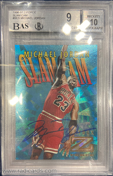 Michael Jordan 1996-97 Z-Force Slam Cam #SC5
