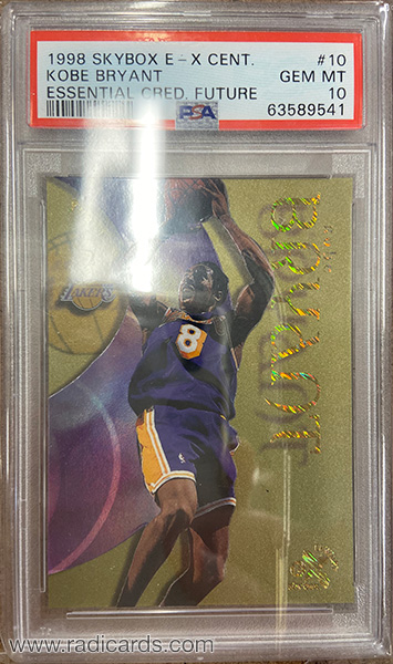 Kobe Bryant 1998-99 E-X Century #10 Essential Credentials Future /81