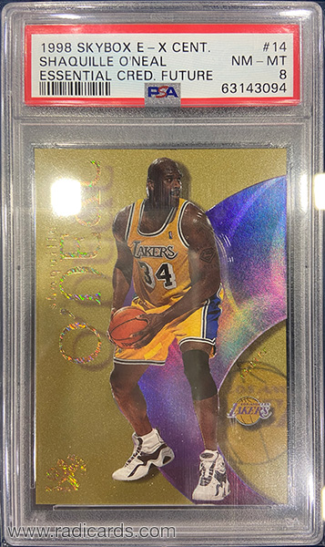 Shaquille O'Neal 1998-99 E-X Century #14 Essential Credentials Future /77
