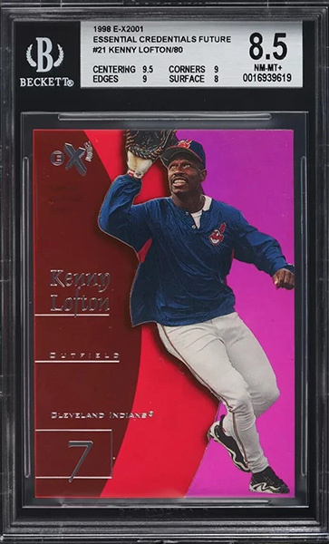 Kenny Lofton 1998 E-X2001 #21 Essential Credentials Future /80