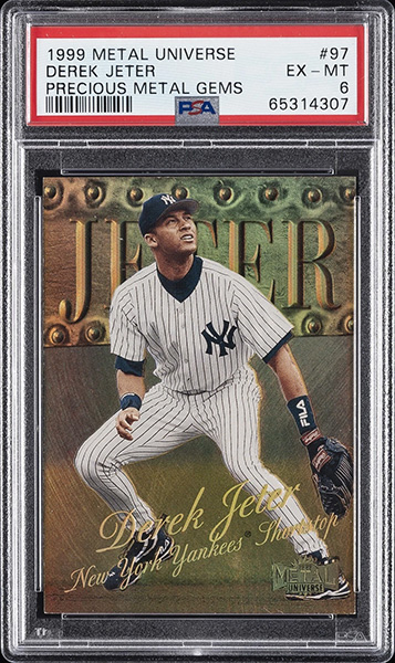 Derek Jeter 1999 Metal Universe #97 Precious Metal Gems /50