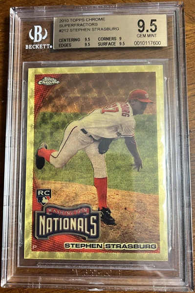 Stephen Strasburg 2010 Topps Chrome #212 Superfractor /1