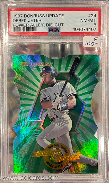 Derek Jeter 1997 Donruss Power Alley #24 Die Cut /250