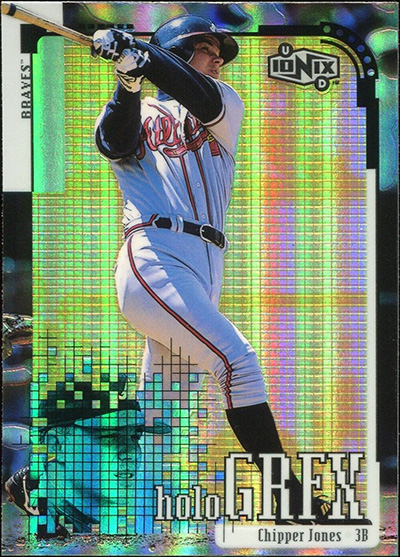 Chipper Jones 1999 UD Ionix HoloGrFX #HG7