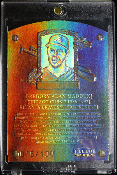 Greg Maddux 1999 Fleer Tradition Date With Destiny #5 /100