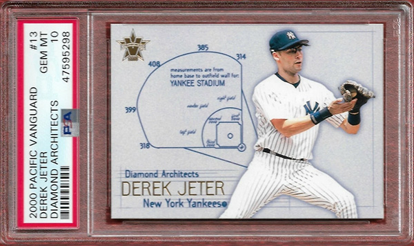 Derek Jeter 2000 Vanguard Diamond Architects #13
