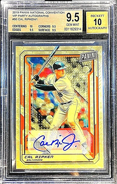 Cal Ripken Jr. 2019 Panini National Convention VIP Party #50 Autographs 1/1 /1