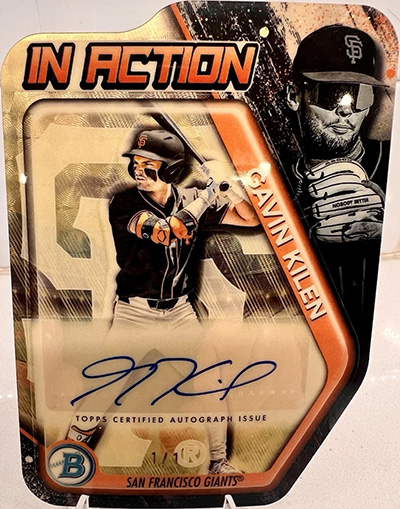 Gavin Kilen 2025 Bowman Chrome Draft In Action Autographs #BIA-GK Superfractor /1
