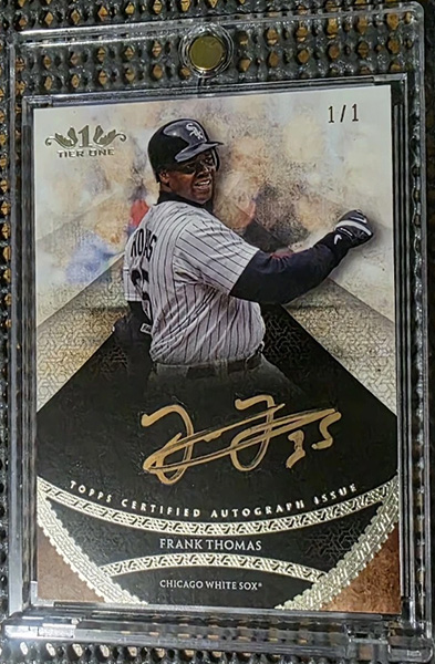 Frank Thomas 2017 Topps Tier One Prime Performers Autographs #PPA-FT Gold Ink /1