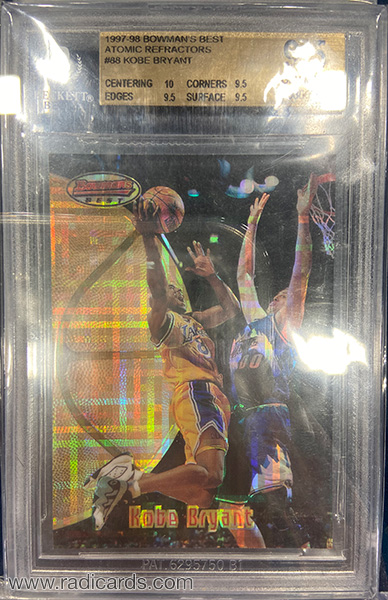 Kobe Bryant 1997-98 Bowman's Best #88 Atomic Refractor