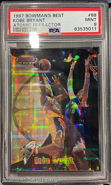 Kobe Bryant 1997-98 Bowman's Best #88 Atomic Refractor