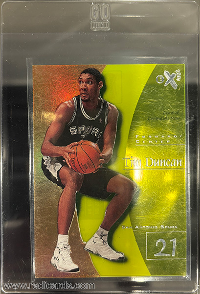 Tim Duncan 1997-98 E-X2001 #75 Essential Credentials Now /75