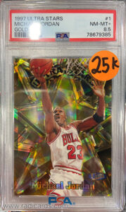 Michael Jordan 1997-98 Ultra Stars #1 Gold
