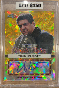 Vincent Pastore 2020 Leaf Pop Century Metal Classic Roles #CR-VP1 Crystals Gold /1