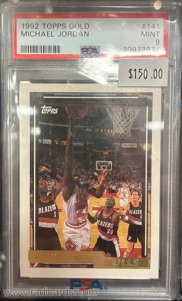 Michael Jordan 1992-93 Topps #141 Gold /10,000