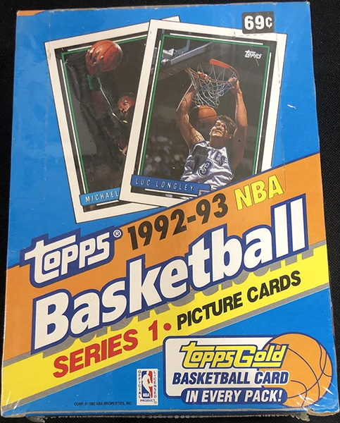 1992-93 Topps S1 Box