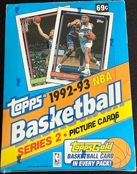 1992-93 Topps S2 Box