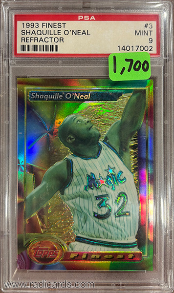 Shaquille O'Neal 1993-94 Finest #3 Refractor