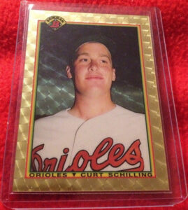 Curt Schilling 2017 Bowman Chrome Refractors That Never Were #RTNW-CS Superfractor /1