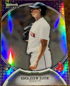 Kyle Weiland 2011 Bowman Sterling #21A Purple Refractor