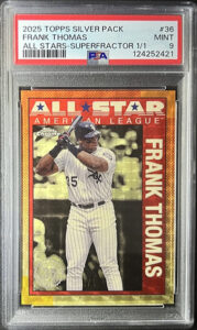 Frank Thomas 2025 Topps '90 Topps Silver Pack Chrome All Star #90ASC-36 Superfractor /1